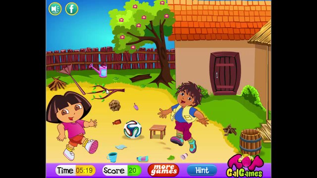 Dora the Explorer Game Movie - Dora and Diego Playing Football - Dora the Explorer