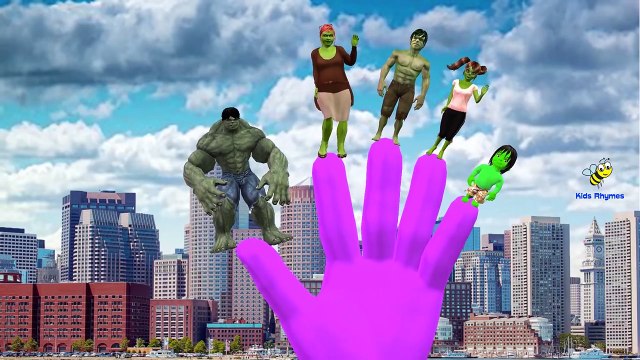 Gorilla vs superheros Batman Ironman hulk spiderman Finger family Nursery Rhymes for Kids