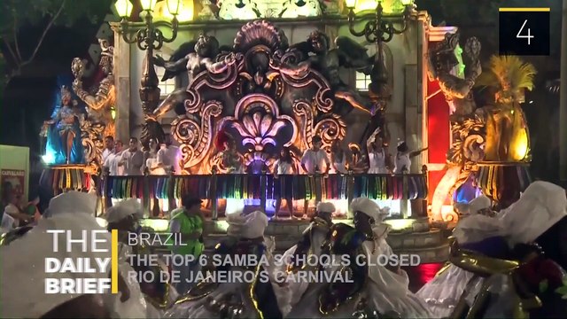 The Daily Brief: Top 6 Samba Schools Closed Rio de Janeiro's Carnival