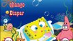 Cute Baby SpongeBob Needs Change Diaper-Fun Gameplay For Babies-Caring Games