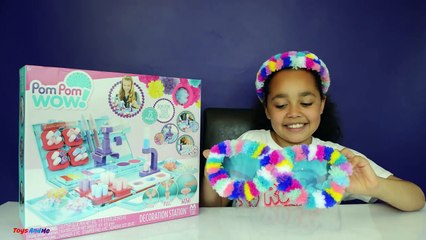 NEW PomPomWow Decoration Station - DIY Creative Kids Craft - PomPom Wow Designs | Kids Tutorial