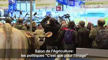 Salon de l'agriculture: les politiques «c'est que pour l'image»