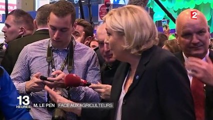 Marine Le Pen : face aux agriculteurs