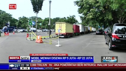 Mobil-mobil Mewah Jemput Rombongan Raja Salman