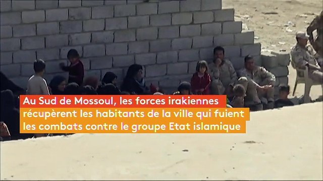 Irak : des milliers d'habitants de Mossoul fuient les combats