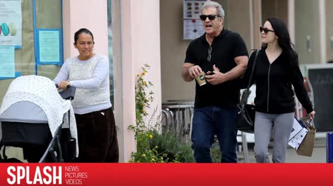 Mel Gibson Does Daddy Duty the Day After the Oscars