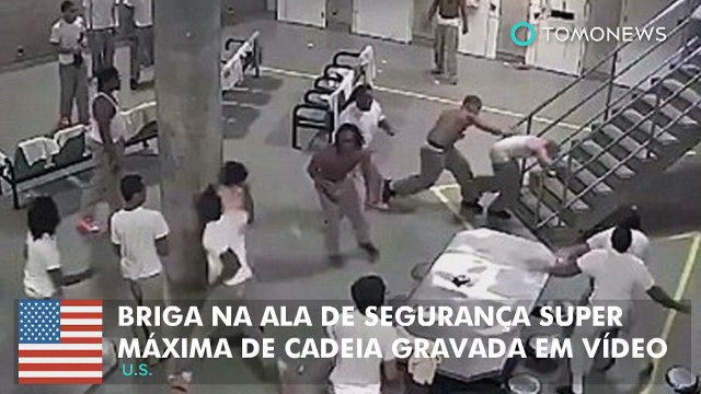 Cinco presos feridos em briga na ala de segurança super máxima de cadeia.