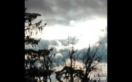 Austria Feb 28 2017 NIBIRU Planet seen again in sunrise moving thru clouds SCARY!