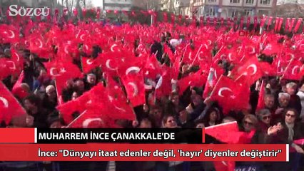 ‘Dünyayı itaat edenler değil, ‘Hayır’ diyenler değiştirir’