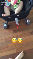 Delfi tratando de calmar a Balta - 28 de Febrero