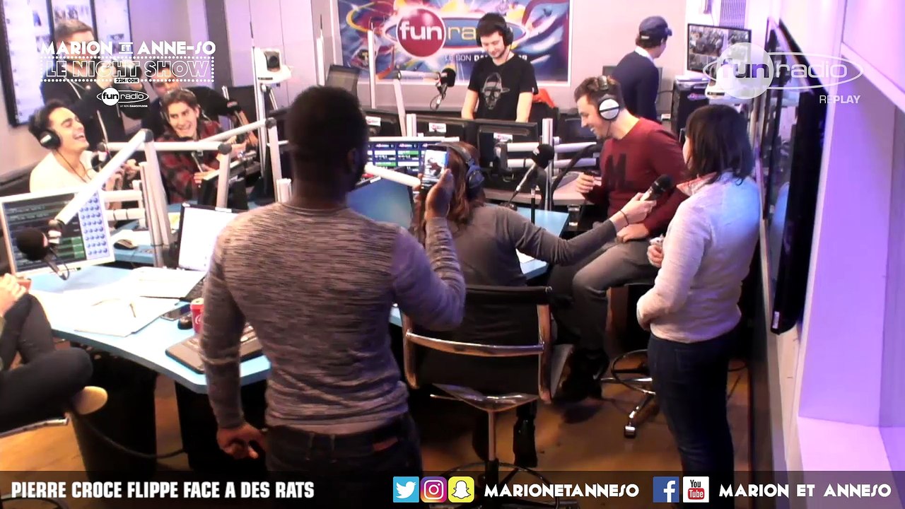 PIERRE CROCE FLIPPE FACE A DES RATS - Marion et Anne-So