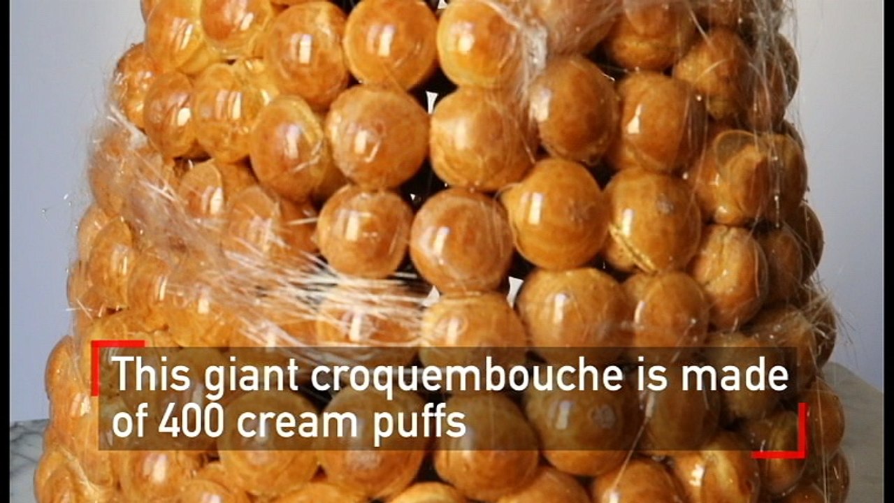 Making a Giant Croquembouche With Lafayette Bakery