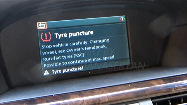 BMW E60 Tire pressure adaptation. адаптация давления в шинах.