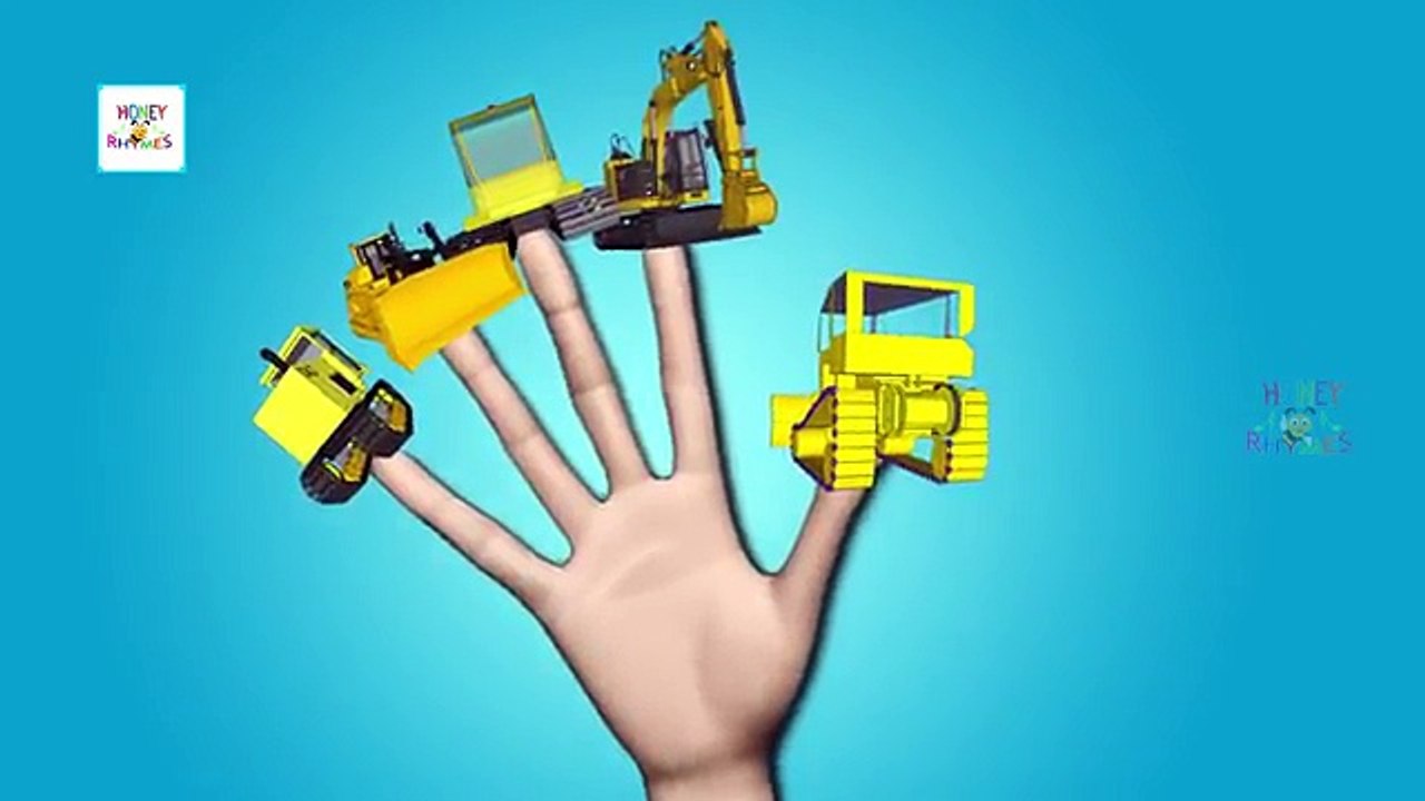 JCB Monster Trucks For Children - Jcb Finger Family - 3D Jcb Finger FamilyKids Nursery Rhy
