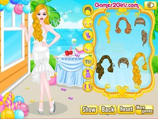 summer birthday party girl make over game , nice girl dress up game , best game play for kids , fun