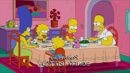 Homer e Bart sfida broccoli Simpson ITA HD Stagione 26 Episodio 2
