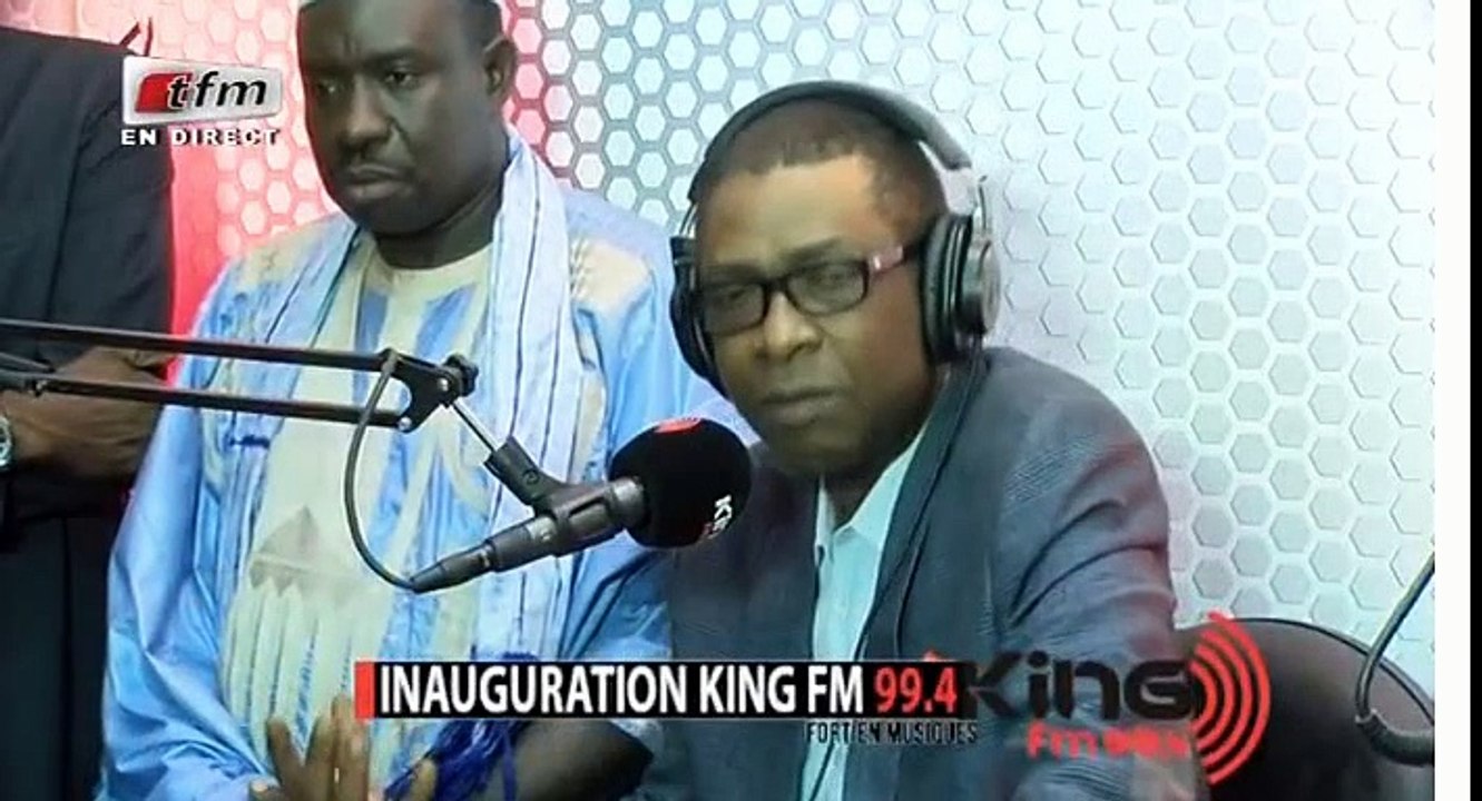 Youssou Ndour à l'inauguration de King Fm