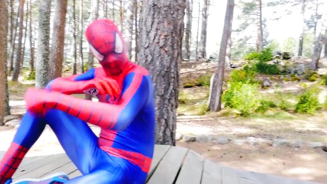 Человек-паук против Малефисента оборотень Супермен могучие рейнджеры в реальной жизни футов замороженные elsa Gorill