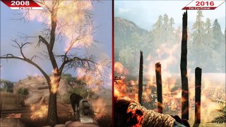 Comparação - Far Cry 2 (2008) vs. Far Cry Primal (2016)