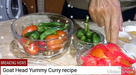 Goat Head Yummy Curry recipe part 1