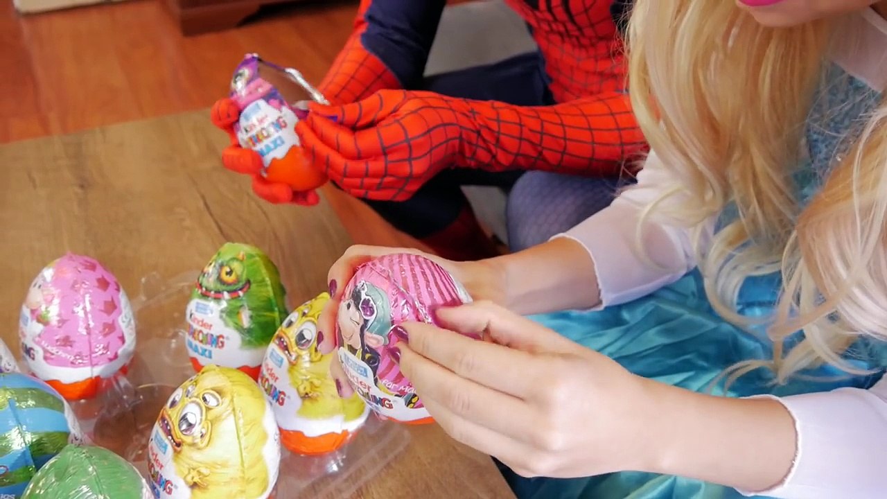 Человек-паук и Эльза напугать вампира! ж/ замороженные Анна женщина-кошка весело в реальной жизни Супергерои в реальной жизни