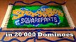 20,000 Dominos Recreate Characters From Spongebob Squarepants