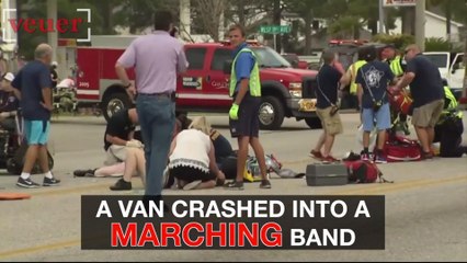 Car Drives Into Another Mardi Gras Parade