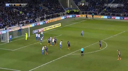 Mohamed Diame Goal HD - Brighton 1-1 Newcastle United 28.02.2017
