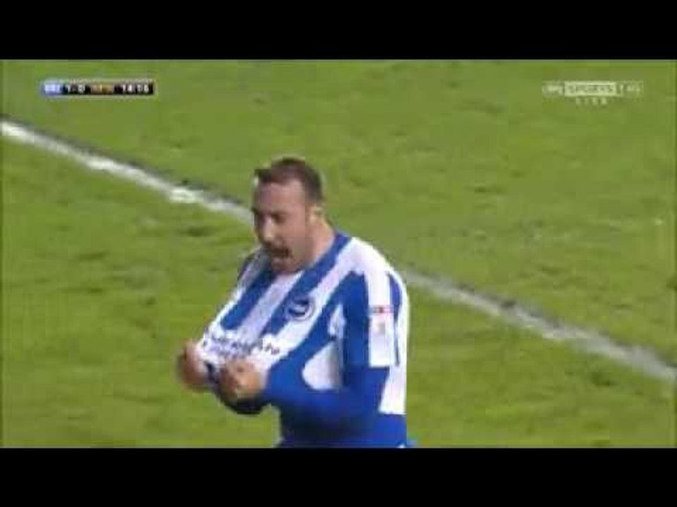 Brighton vs Newcastle 1-2 Glenn Murray Penalty Goal [28.02.2017]
