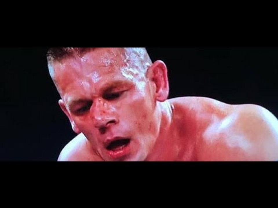 John Cena Breaks his nose Real Footage