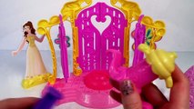 Play-Doh Design-A-Dress Boutique Rapunzel Belle Princess Dress Playdough Girl Games Kids Toys