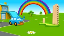 Eğitici çizgi film - Akıllı arabalar - Renkler - Oyuncak tırtıl