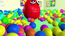 NEW Ball Pit Show 3D Playroom for Kids to Learn Colors with Giant Surprise Eggs Balls Helicopters