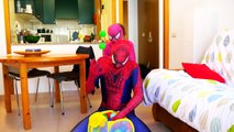 Человек-паук становится паук против заклинание Джокер! ж/ замороженные elsa, розовый Человек-паук и Малефисента Калифорния