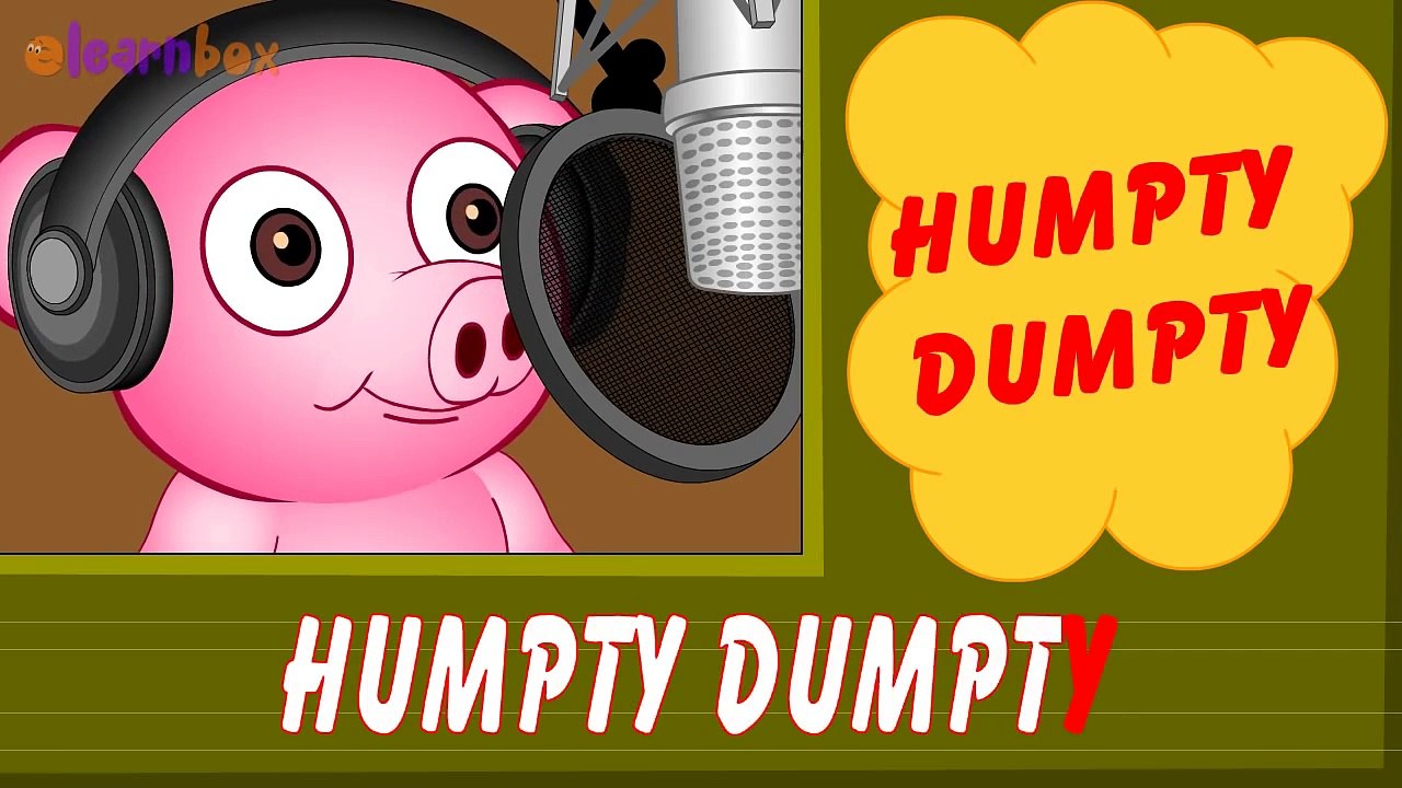 Famous Nursery Rhymes Humpty Dumpty Sat on a Wall Song For Children