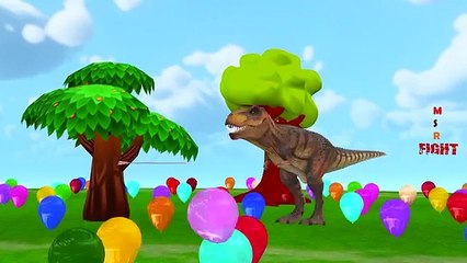 Spiderman Surprise Eggs Shooting Transport Vehicles Names For Children | Balloons Wild Ani