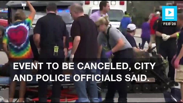 SUV plows into marching band at Alabama Mardi Gras parade, 12 injured