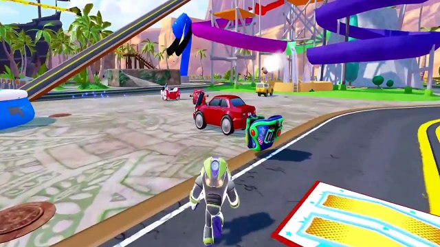 Дисней тачки и Микки Маус встретиться | История игрушек Вуди и Базз Лайтер | потешки для малышей