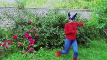 Супергерои в реальной жизни человек-паук замороженные Эльза против Малефисента волшебные Торты для Спайдермена Е