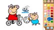 desenho da peppa pig e george 2016 para colorir coloring the design of pig Peppa and George 2016