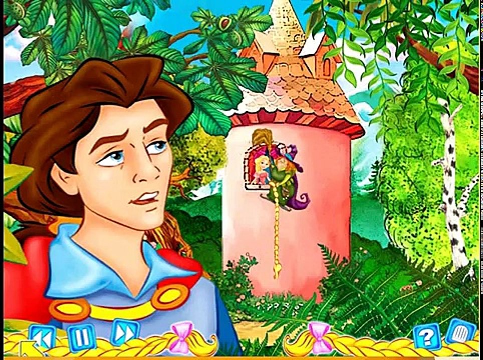 Raponsje - Sprookje van De gebroeders Grimm met plaatjes