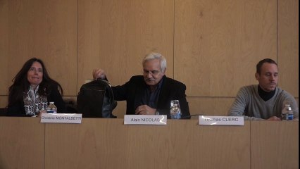 Enjeux X 26 janvier Thomas Clerc, Christine Montalbetti avec Alain Nicolas