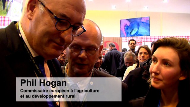 Visite du Commissaire européen chez les élèves de l'enseignement agricole