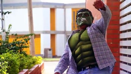 Frozen Elsa Vs Hulk FART PRANK! w Spiderman Joker Maleficent Batman! Superheroes In Real L