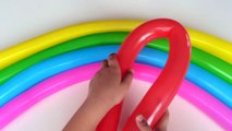 Rainbow Colour Balloons -Learn Colors Collection- Finger Balloons Nursery Rhymes for Kids