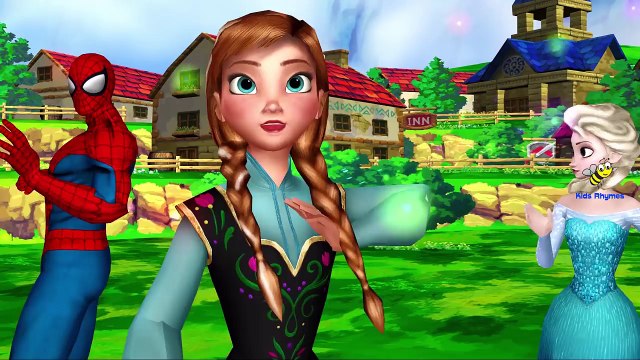 Ringa Ringa Roses Nursery Rhyme Frozen Cartoons | Frozen Children Nursery Rhymes 3D Animat