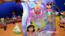 DORA Y sus AMIGOS de Nickelodeon Dora la exploradora Playa Verde Cabana Dora Video Juguete de Revisión
