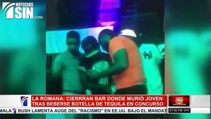 MP clausura bar donde joven murió en concurso de tragos
