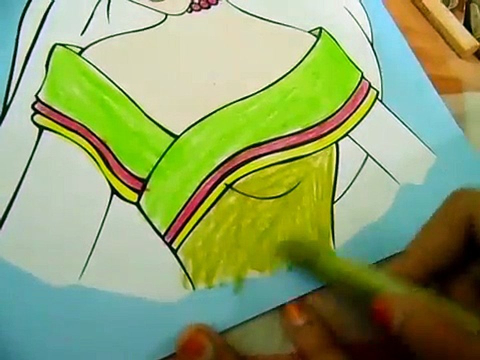 Cinderella the Beautiful Girl Coloring Pages for Babies Learning