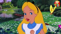 Head Shoulders Knees And Toes Song Alice in Wonderland Disney Collection Nursery Rhymes #princess